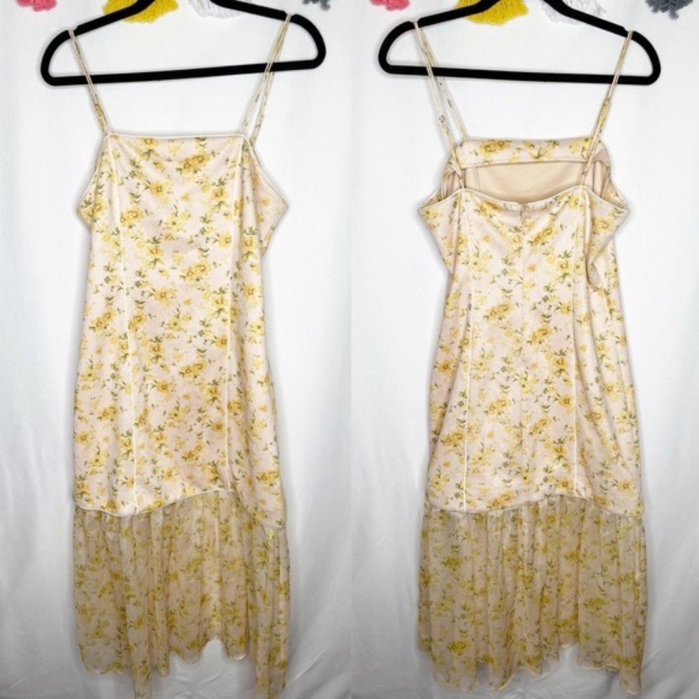 NWT Elliatt Wattle Detachable Skirt Dress Yellow - Picture 4 of 12